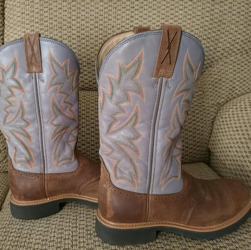 Twisted X Saddle Vamp Cowboy Work Boots (Men)